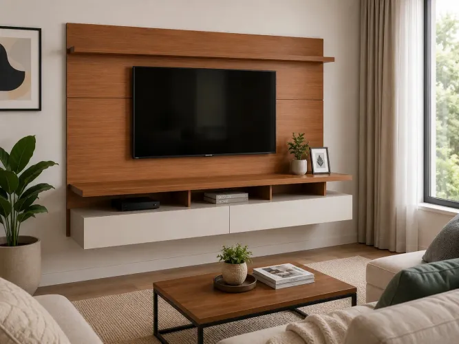 Painel seminovo para TV City 220 x. 160 cm