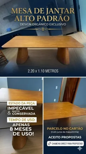Mesa de Jantar Alto Padrão