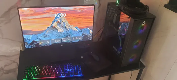 PC GAMER COMPLETO i5 8500 GTX 1660 SUPER 16GB MONITOR 144HZ
