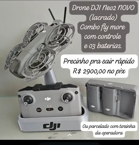 Combo fly more com controle e 03 baterias.