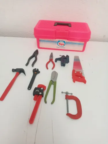 Maleta de mini ferramentas antigo Yopa raro 