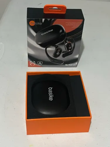 Fone Bluetooth Esportivo Basike T6 - Preto