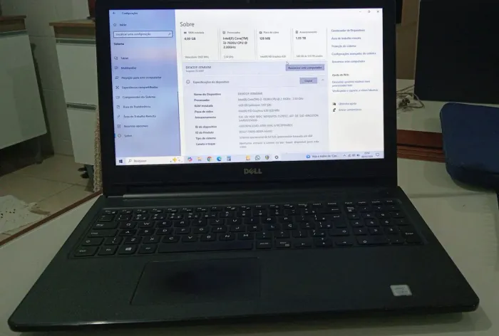Notebook Dell 15 I3