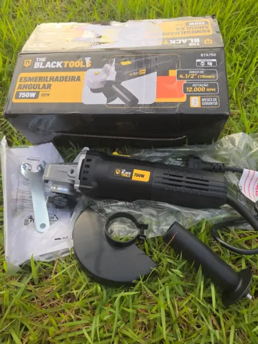 Esmerilhadeira Lixadeira Angular 4.1/2 11000rpm 750w The Black Tools