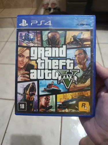 Cd GTA 5 sem risco e original, funcionando normalmente para ps4