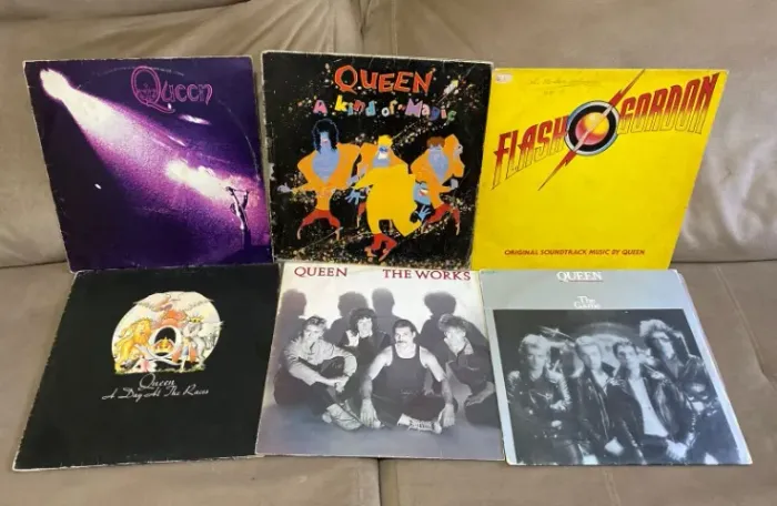 Lote de 6 Lps do Queen 