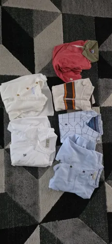 Lote 24 - camisas tam 6/8 anos