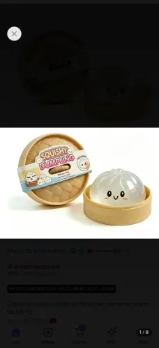 Squish bolinho do tiktok