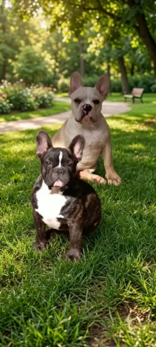 Lindos príncipes franceses (Bulldog francês)