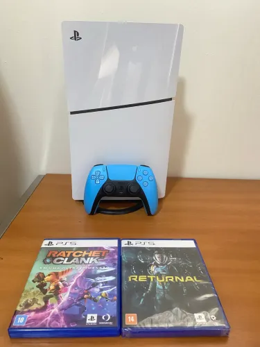 Ps5 slim 1 TB com leitor de disco