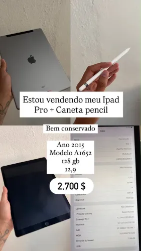 Vendo Ipad pro 12.9
