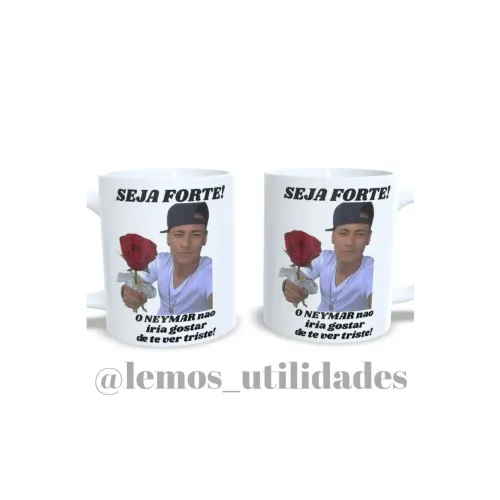 Caneca Neymar Júnior Seleção Brasileira 
