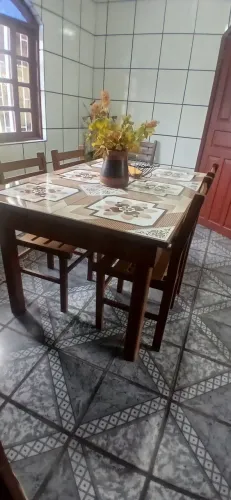 Mesa de madeira Artesanal