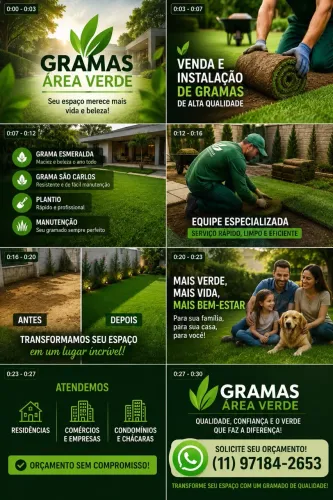 Gramas Área Verde