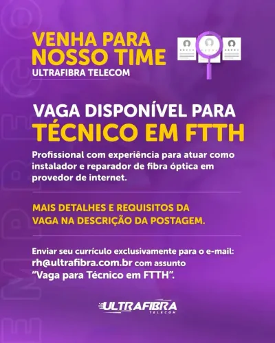 Técnico de rede FTTH