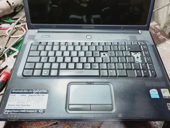 notebook para retirar peças 