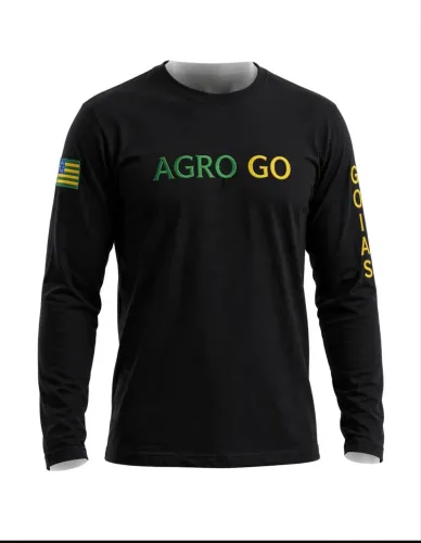 Camiseta manga longa masculina