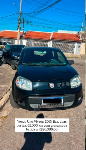 Fiat Uno Vivace/rua 1.0 EVO Fire Flex 8V 5P 2015