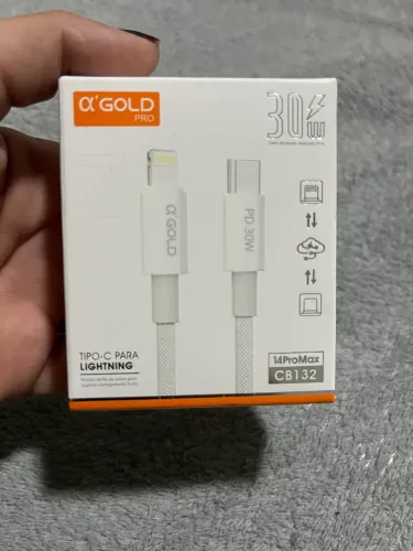 Cabo Tipo C Para Iphone Lightning 30w Agold
