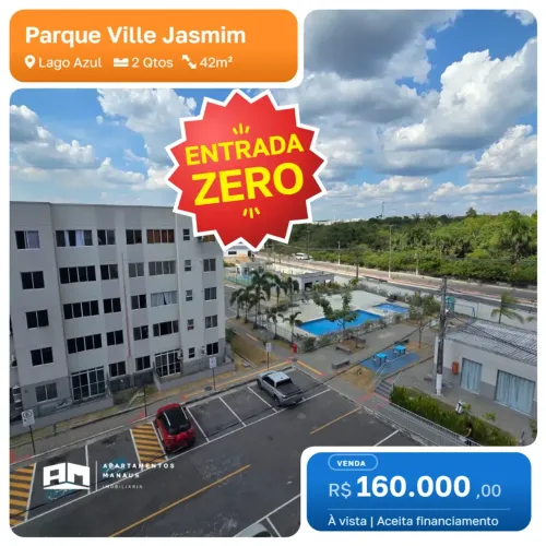 Parque Ville Jasmim - 2 Quartos - Lago Azul