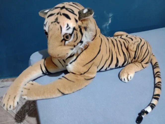 Promoção Pelúcia  grande de tigre 