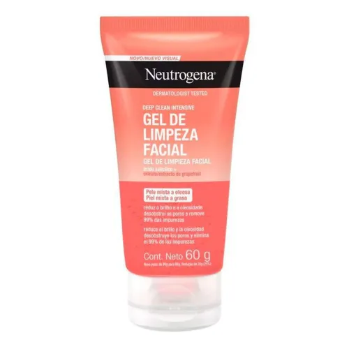 Gel de Limpeza Facial Neutrogena Deep Clean Intensive 60g
