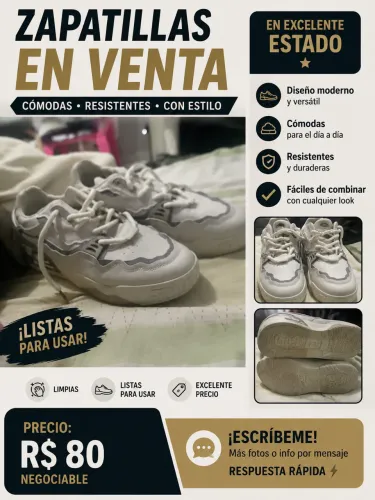 Tenis en venta 80