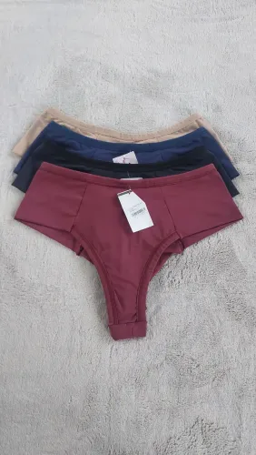 Calcinhas Fio Sarah, empina Bumbum<br>Fio dental atrás, cintura alta<br>Cores e Tamanho Variados