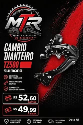 Cambio Dianteiro Tz500 Shimano