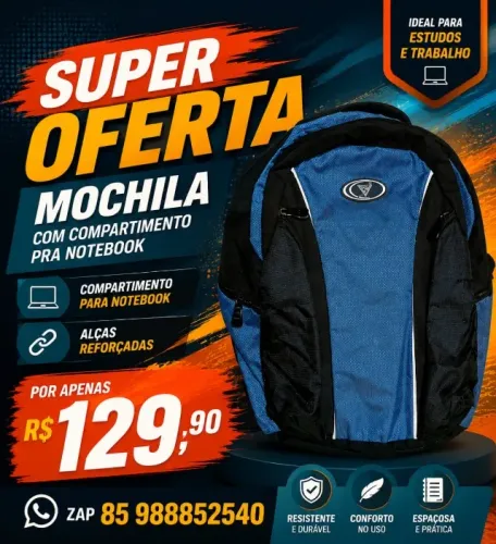 mochila pra notebook