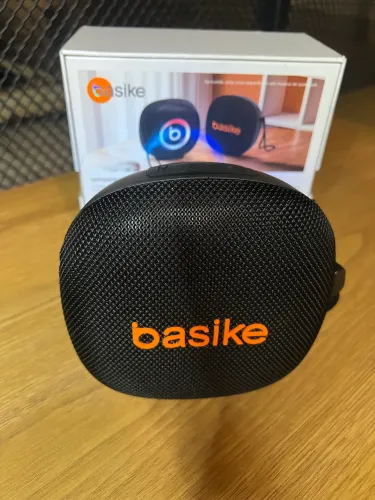 Caixa de Som Basike Bluetooth RGB Prova d?água portátil