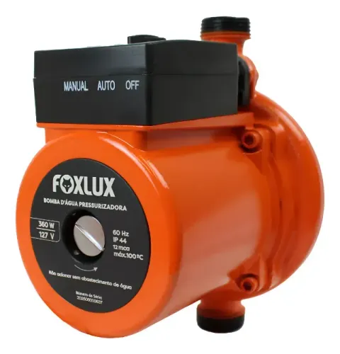 Bomba água pressurizadora foxlux 360W 127V