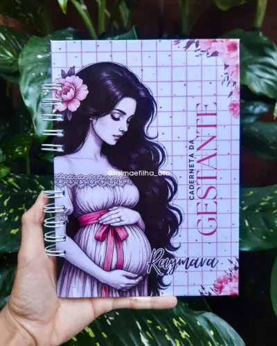 Cadernetas infantil/gestante personalizada