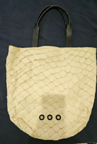 Bolsa Pirarucu Off White Osklen