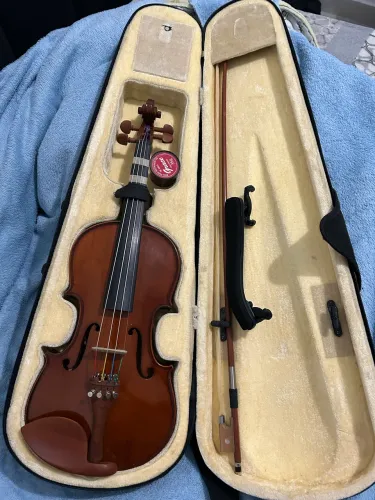 Violino 4/4 Eagle ve 441 ajustado e equipado 