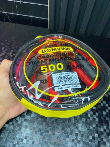Cabo Chupeta Transmissão - 2.2M 500AMP Bomvink BOM-1801