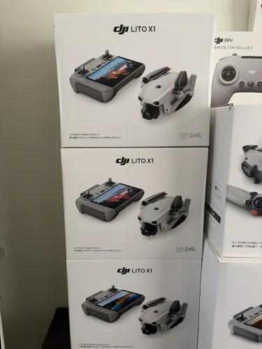 Drones DJI Lito X1 - Combo Fly More com controle RC331 com tela
