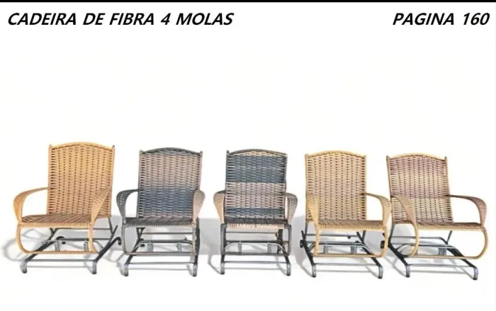 Cadeira de balanço 4 molas 