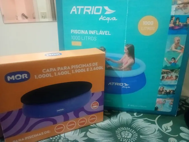 Piscina inflável de 1000l