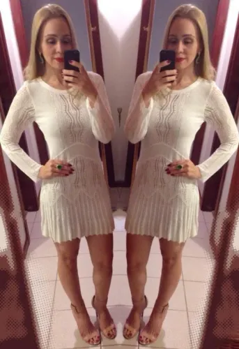 Vestido tricot premium Espaço Fashion