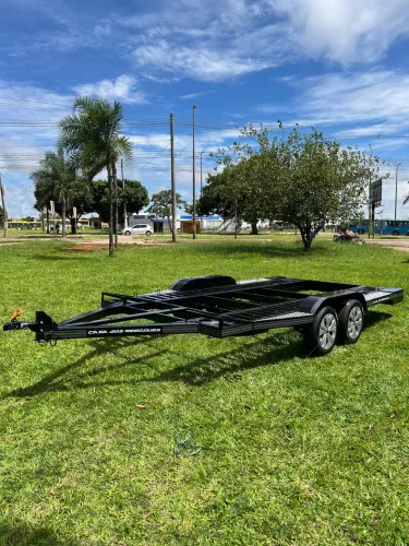 REBOQUE PLATAFORMA P/ CARREGAR CARRO 4.00 x 1.90 TRUCADO + EMPLACAMENTO