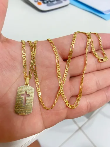 Corrente de fábrica em ouro 18k