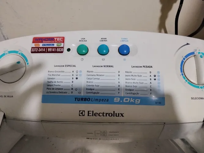 Máquina de lavar Eletrolux 9kg