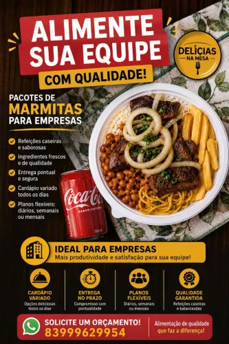 Pacote de Marmitas Caseiras