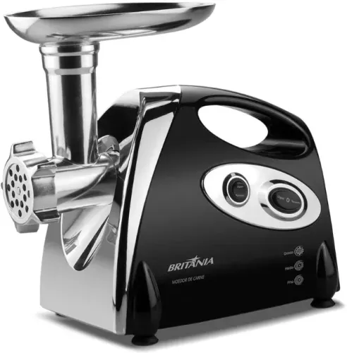 Moedor de carne, 350W, Preto, 220v, Britânia