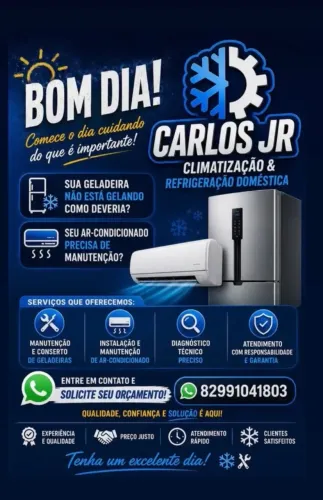 Manutenção e conserto de geladeira e ar condicionado