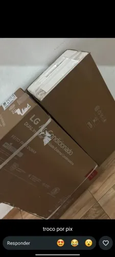 Ar-condicionado Split Inverter 9000 BTUs LG + IA Dual Inverter Voice QUENTE E FRIO 220V