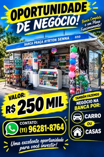 Banca completa com ponto