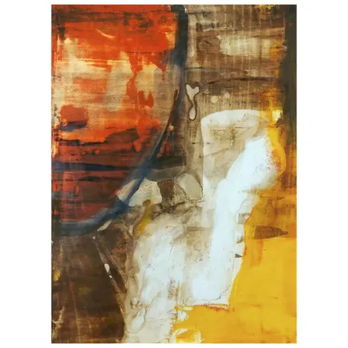 Pintura acrílica sem moldura - Pôr do sol