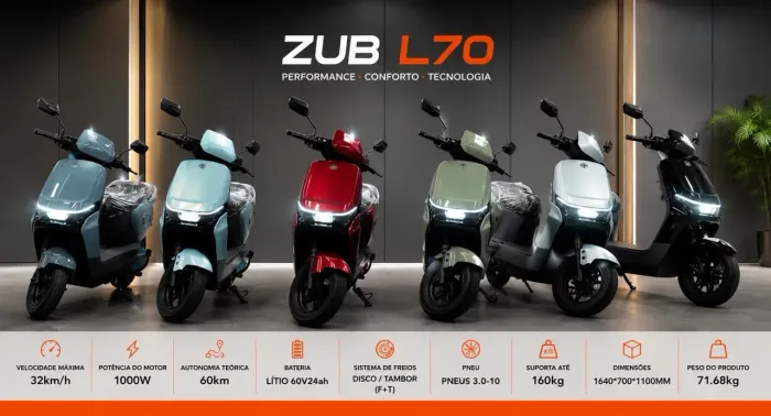SCOOTER ELÉTRICA ZUB L70